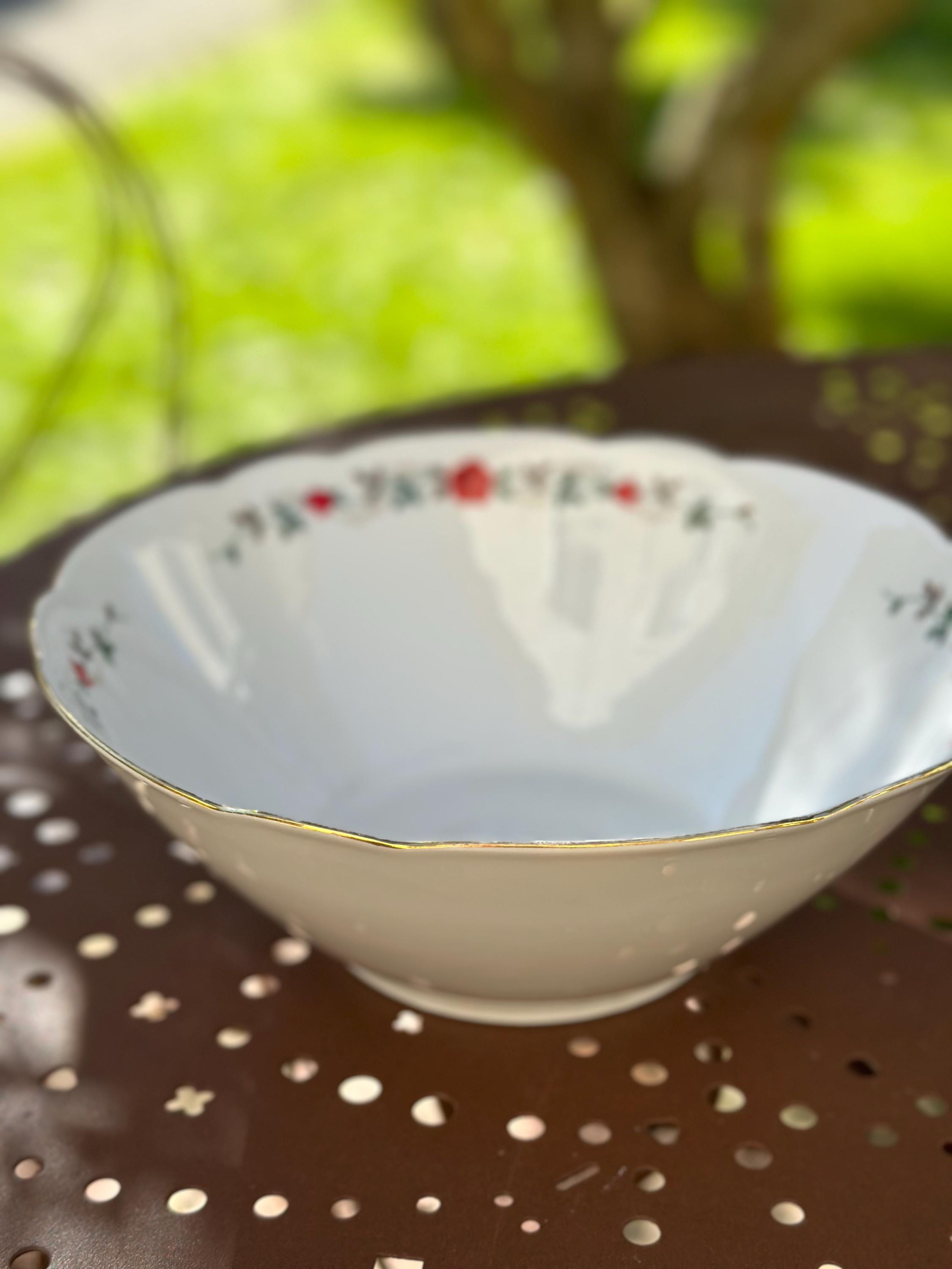 Vintage Seltmann Weiden Bavaria "Inka" Salad Bowl - German Porcelain