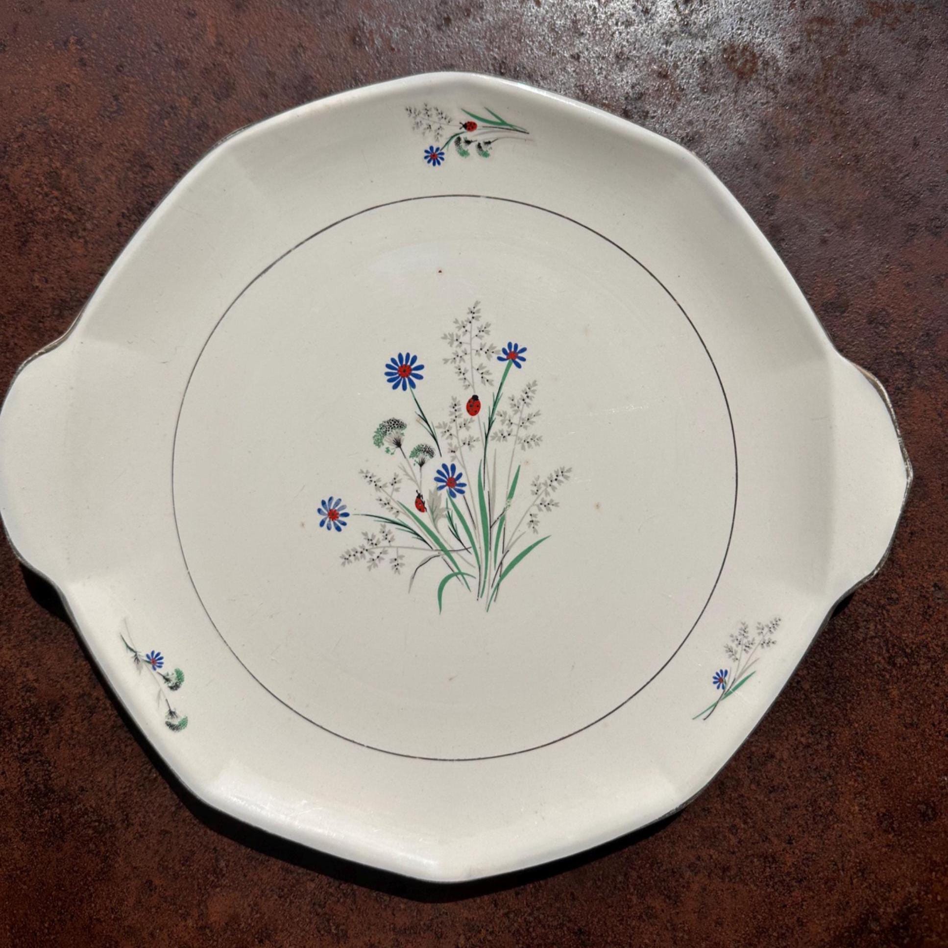 Sarreguemines earthenware cake dish – Nadin model