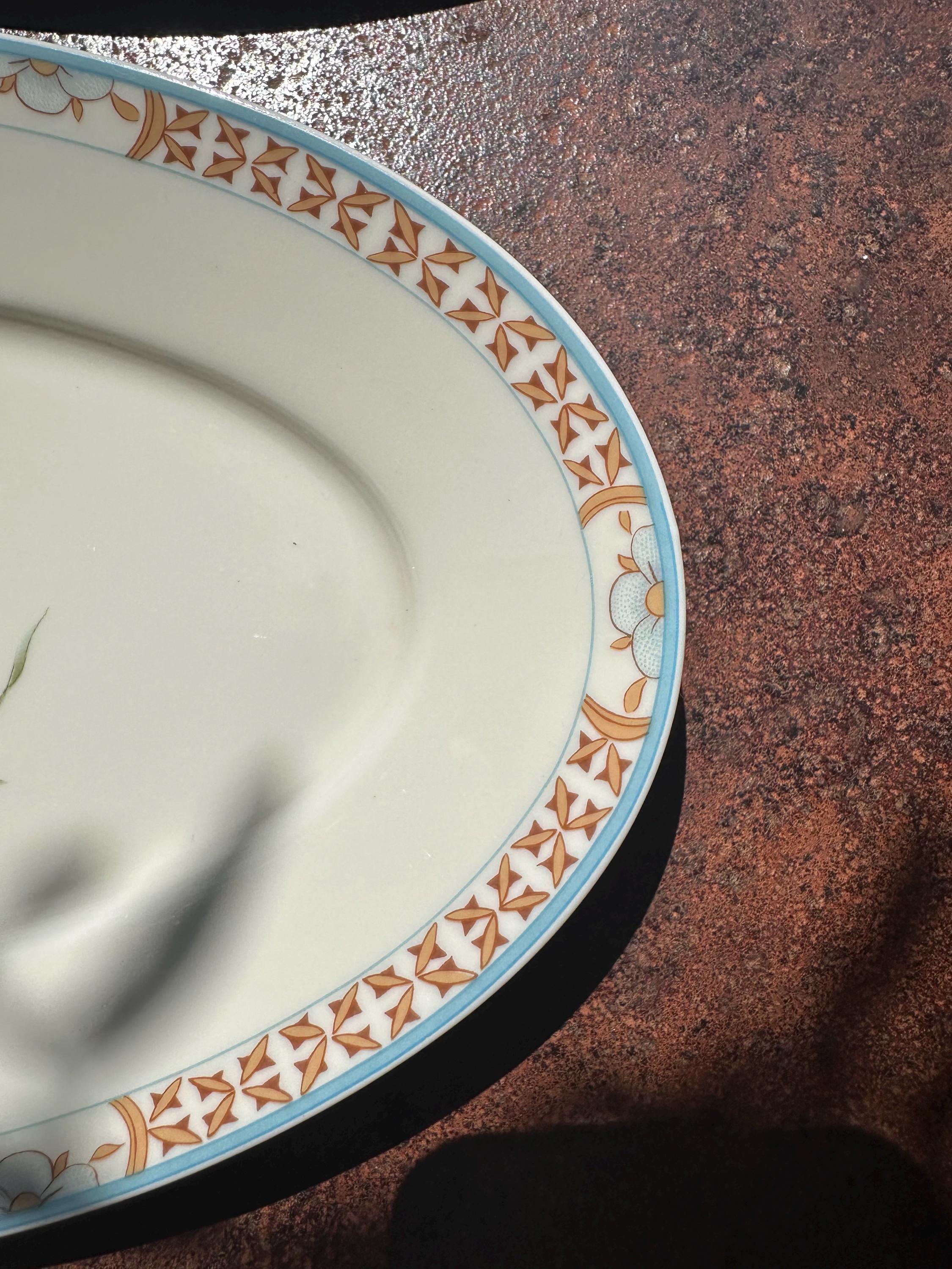 Duo de Raviers en Porcelaine de Limoges - Jammet Seignolles - Modèle "Manille" - Lot de 2 - Vintage France