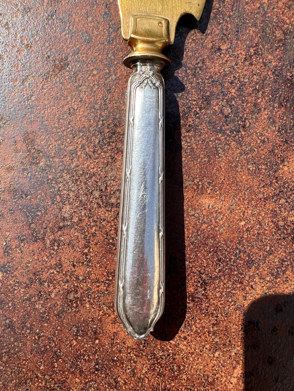 Pelle à gâteau de prestige en argent et vermeil – Fin XIXème
