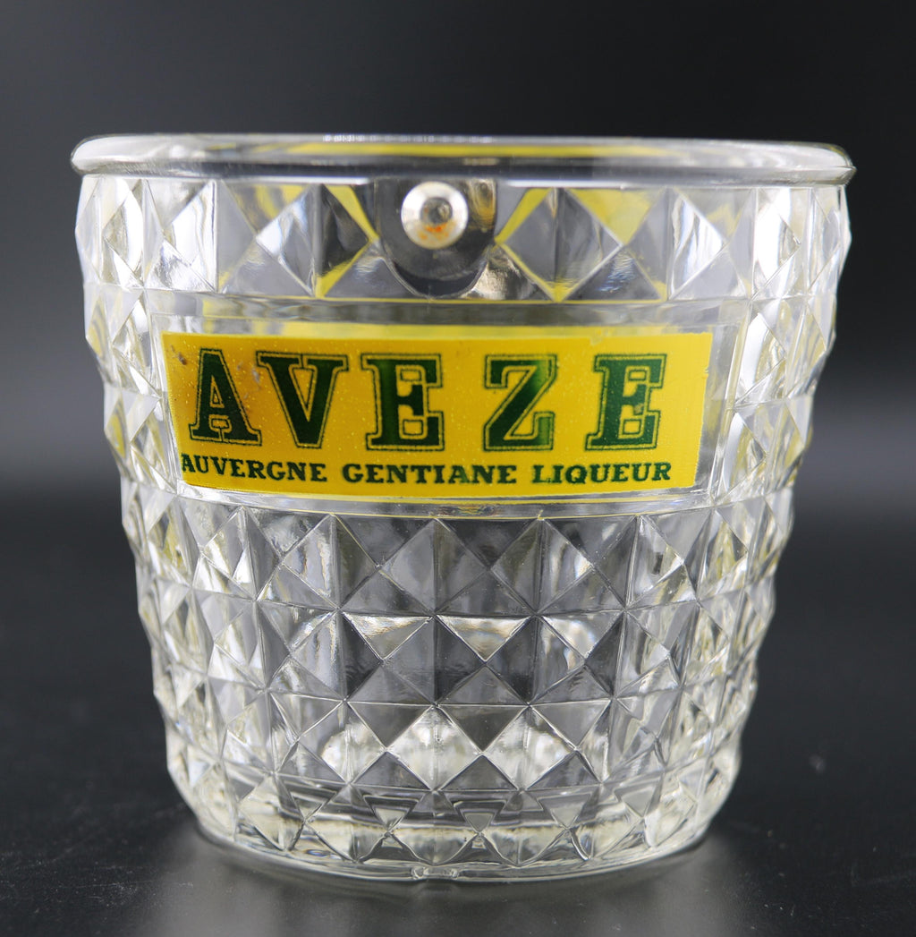Seau à glaçons publicitaire Avèze – Style bistrot vintage