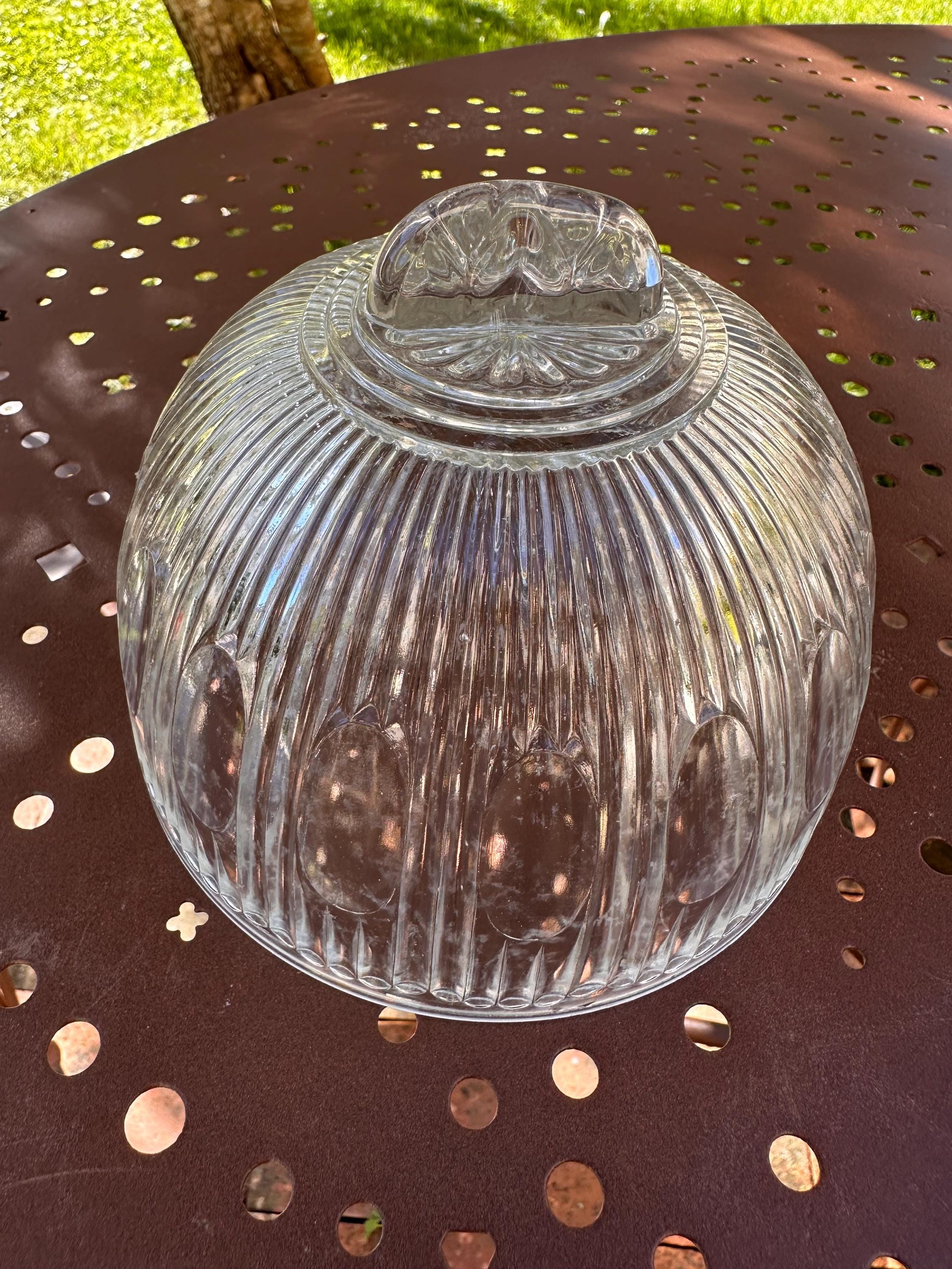 Vintage Cheese or Cake Dome – Clear Glass