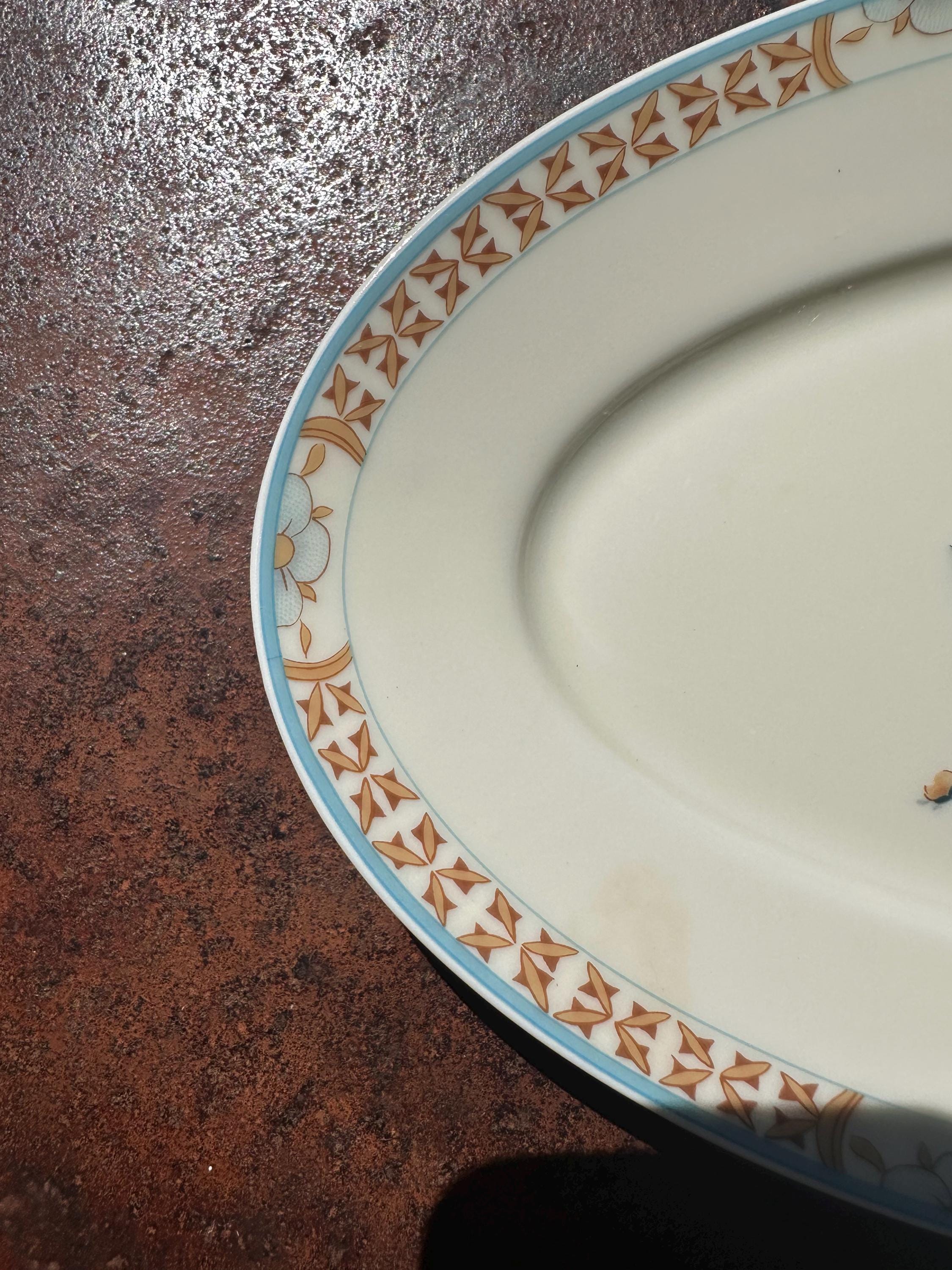 Duo de Raviers en Porcelaine de Limoges - Jammet Seignolles - Modèle "Manille" - Lot de 2 - Vintage France