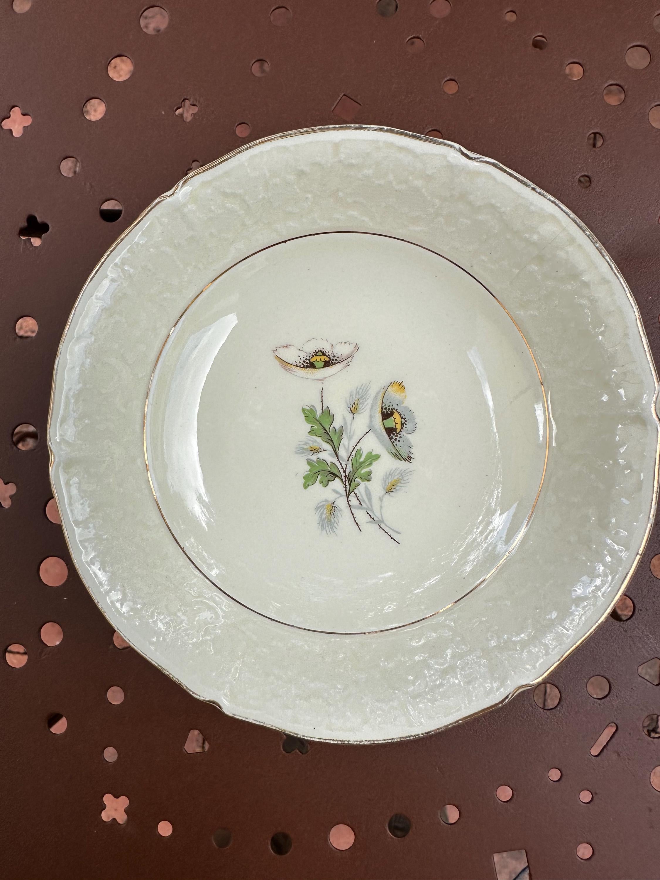 Saint-Amand -Lot de 5 ( +1 offerte ) Petites Coupelles Vintage Ceranord Saint-Amand – Modèle "Coquelicots" – 15 cm – Déco Rétro - Années 50