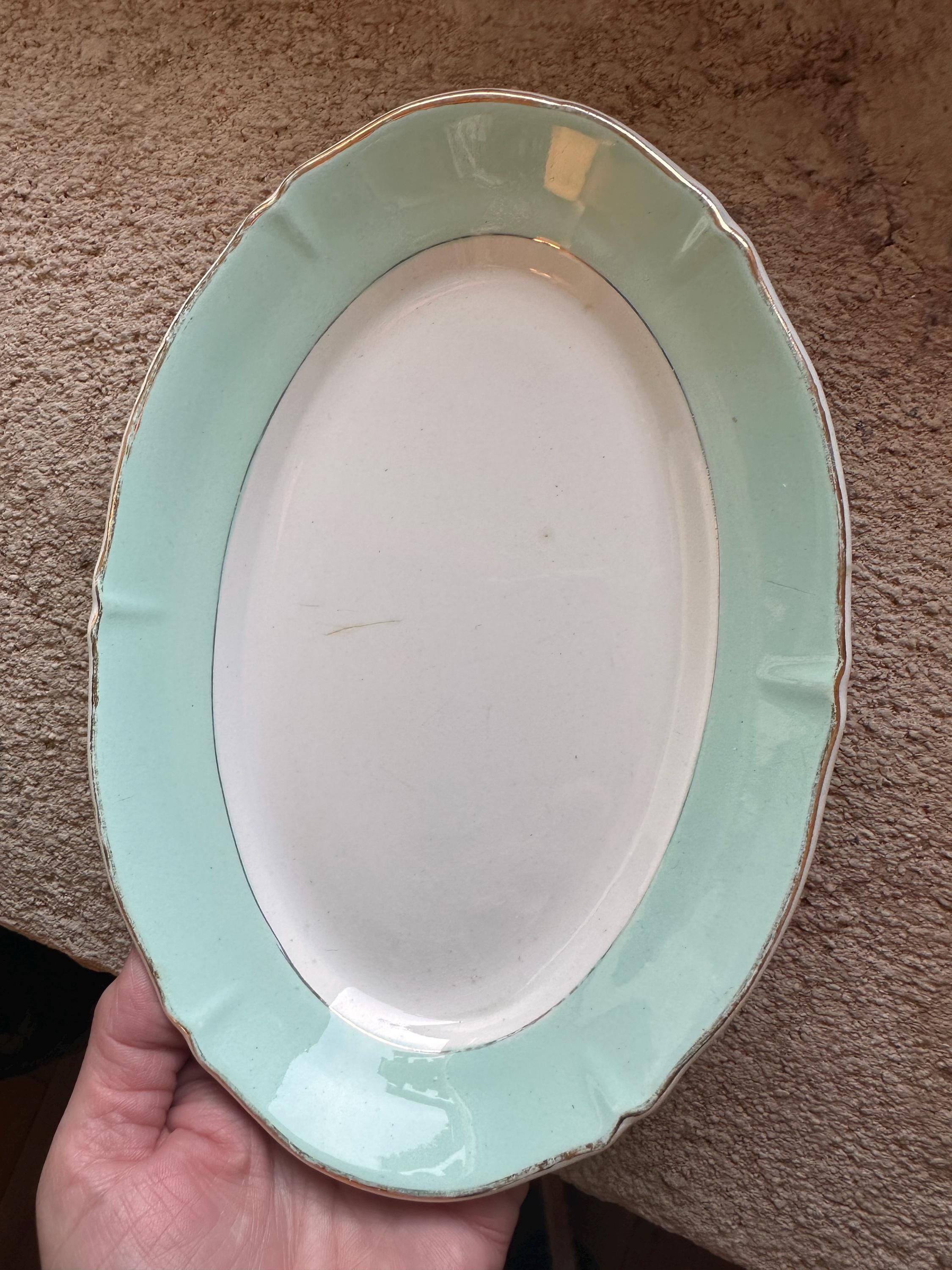 Lot de 2 Raviers Ceranord Saint-Amand "Chambord" – Semi-Porcelaine Vintage