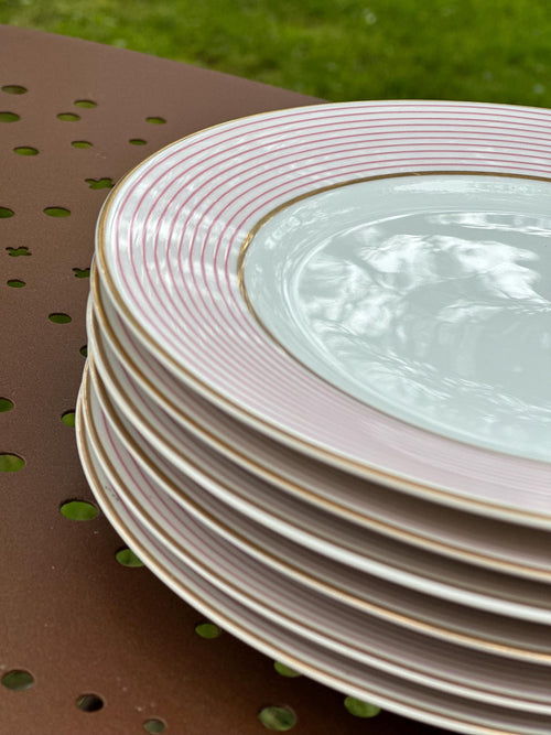 6 Raynaud Limoges dessert plates – Céralène pattern
