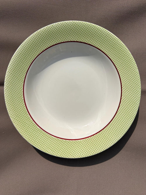 6 antique Salins soup plates – Isoard model