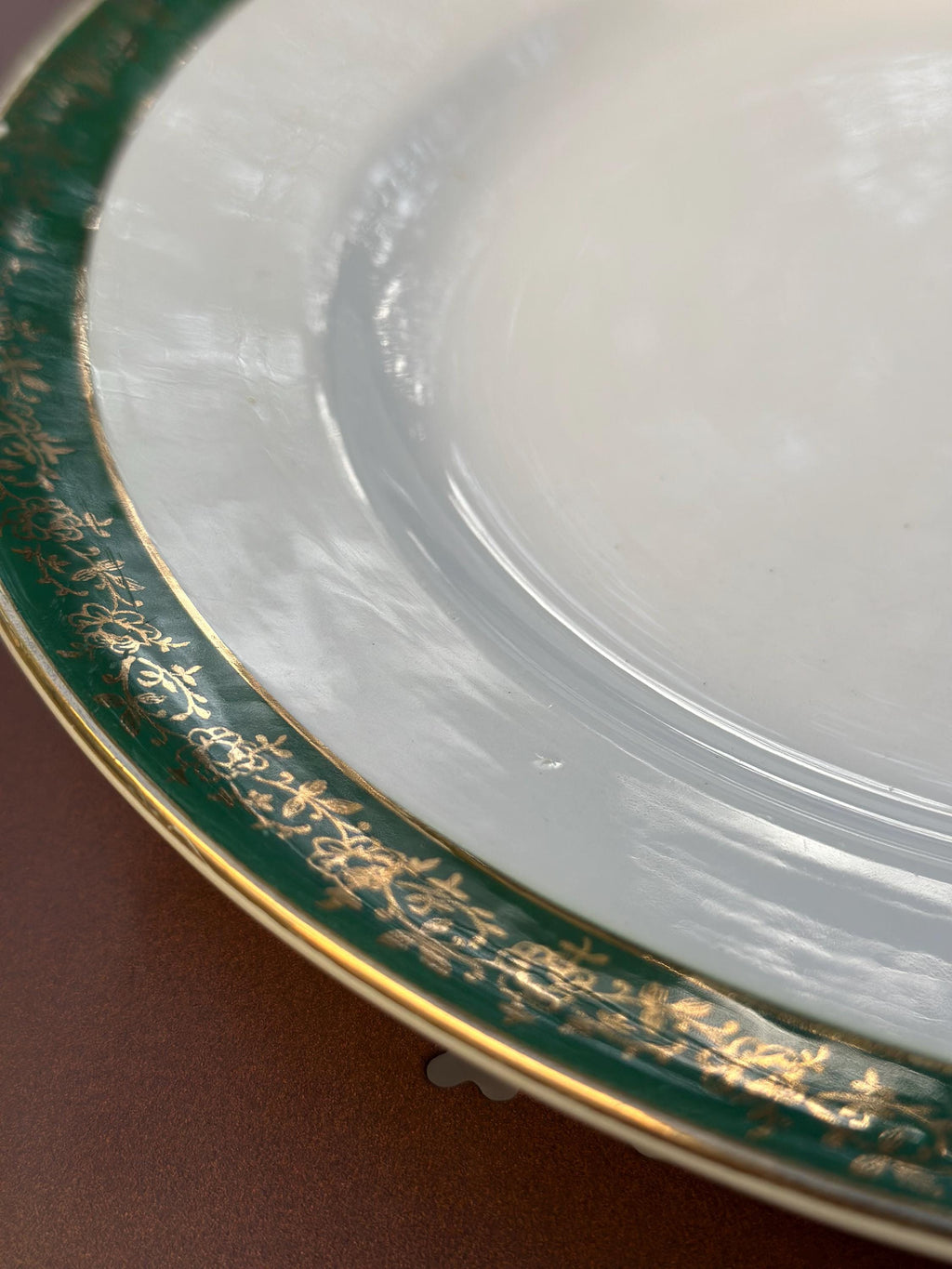 Grand plat de service Sarreguemines – Modèle Berry ancien