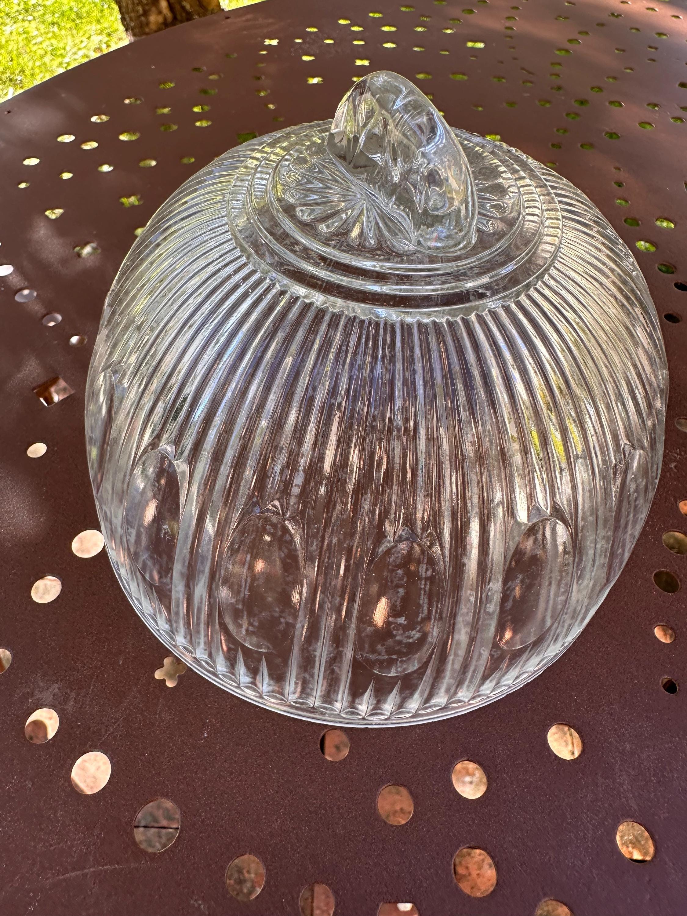 Vintage Cheese or Cake Dome – Clear Glass