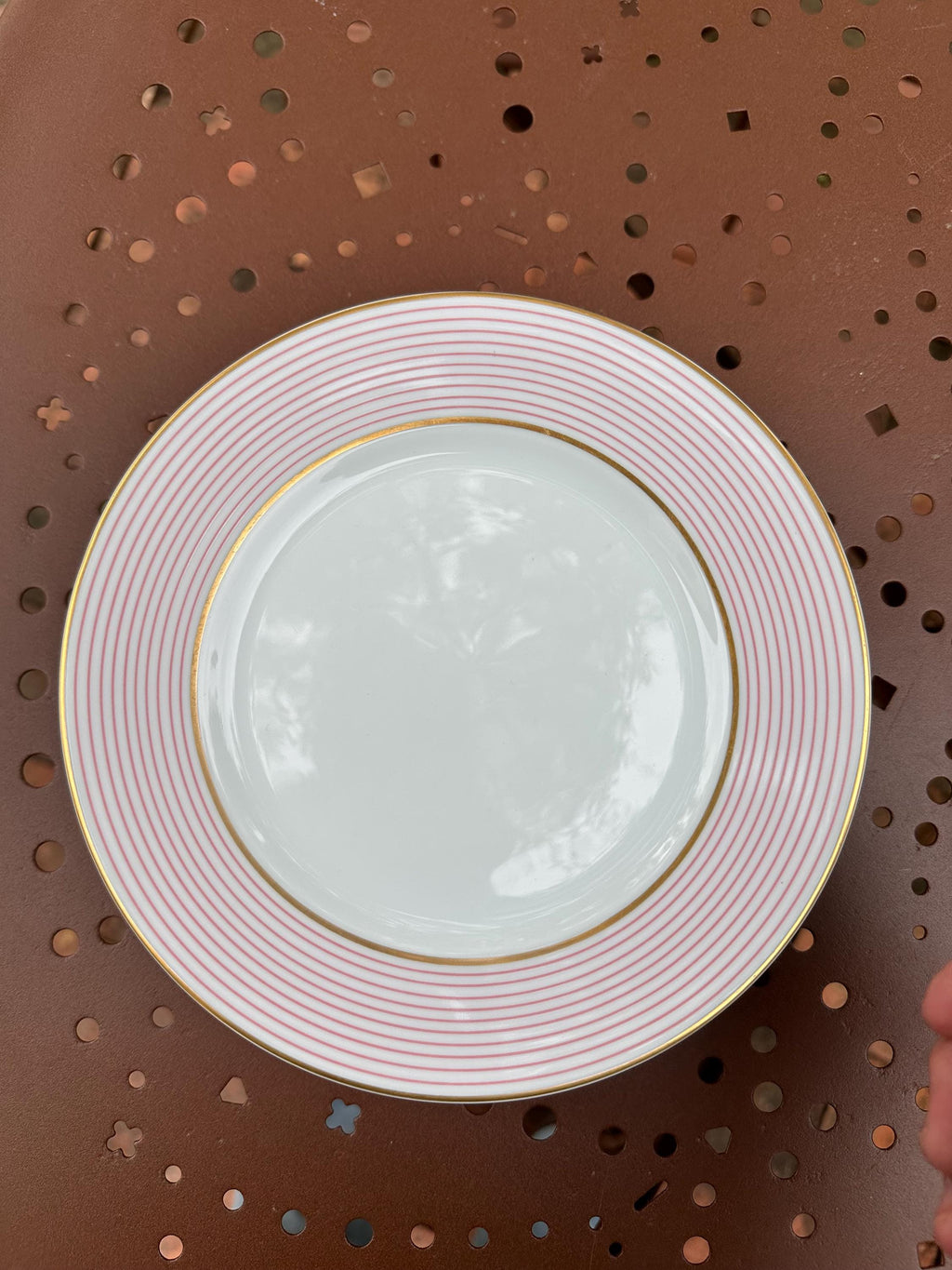 6 assiettes à dessert Raynaud Limoges – Modèle Céralène
