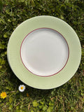 6 assiettes anciennes en faïence de Salins – Modèle Izoard