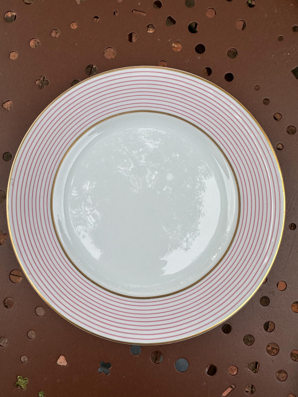 6 assiettes à dessert Raynaud Limoges – Modèle Céralène