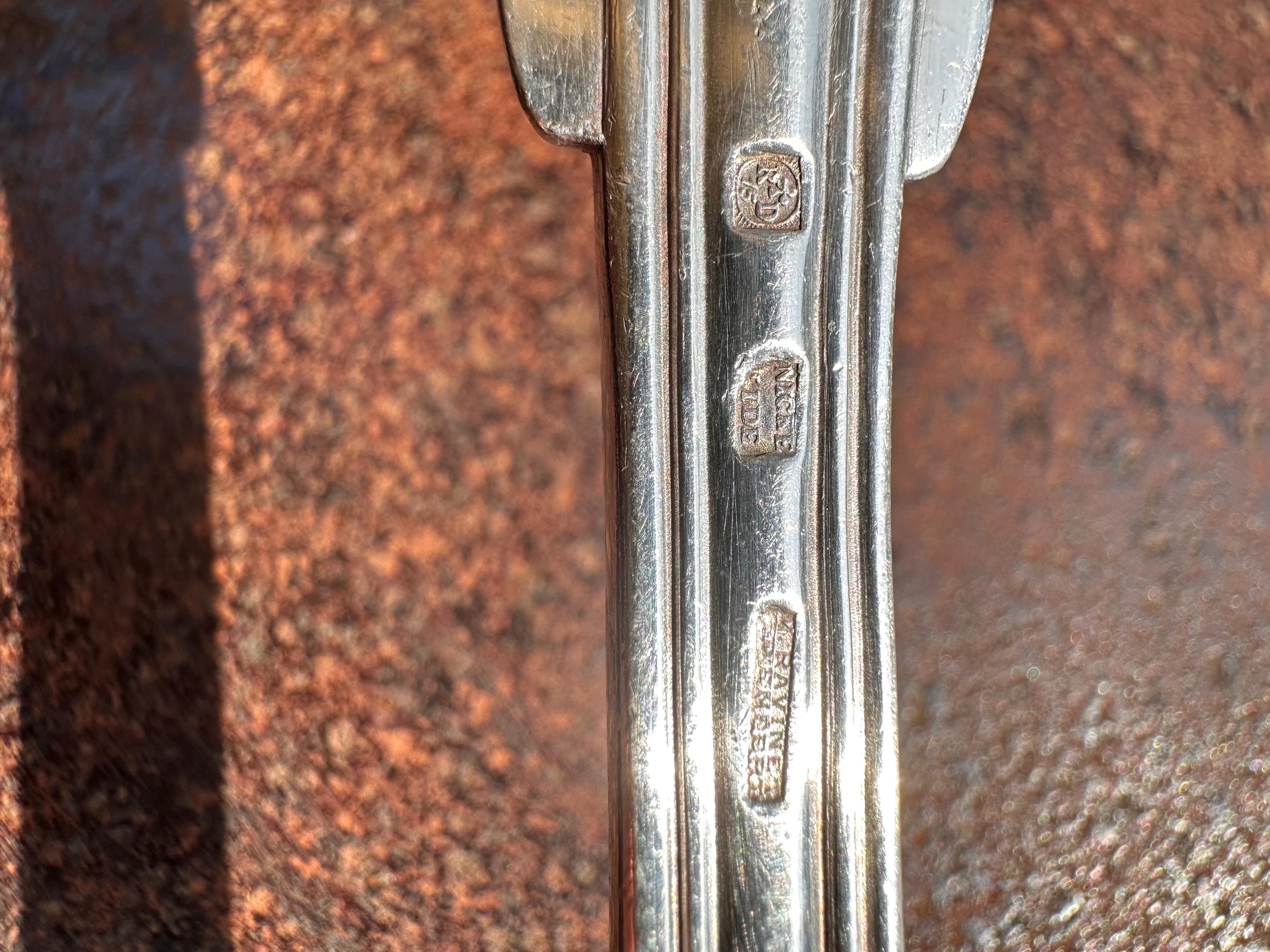 Louche de table en métal argenté – Ravinet d'Enfert "Vieux Paris"