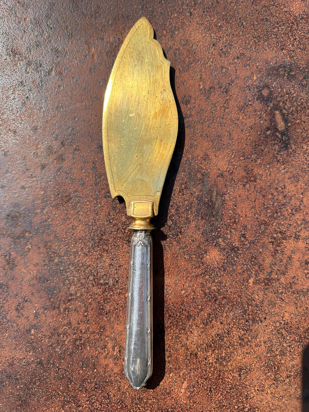 Pelle à gâteau de prestige en argent et vermeil – Fin XIXème