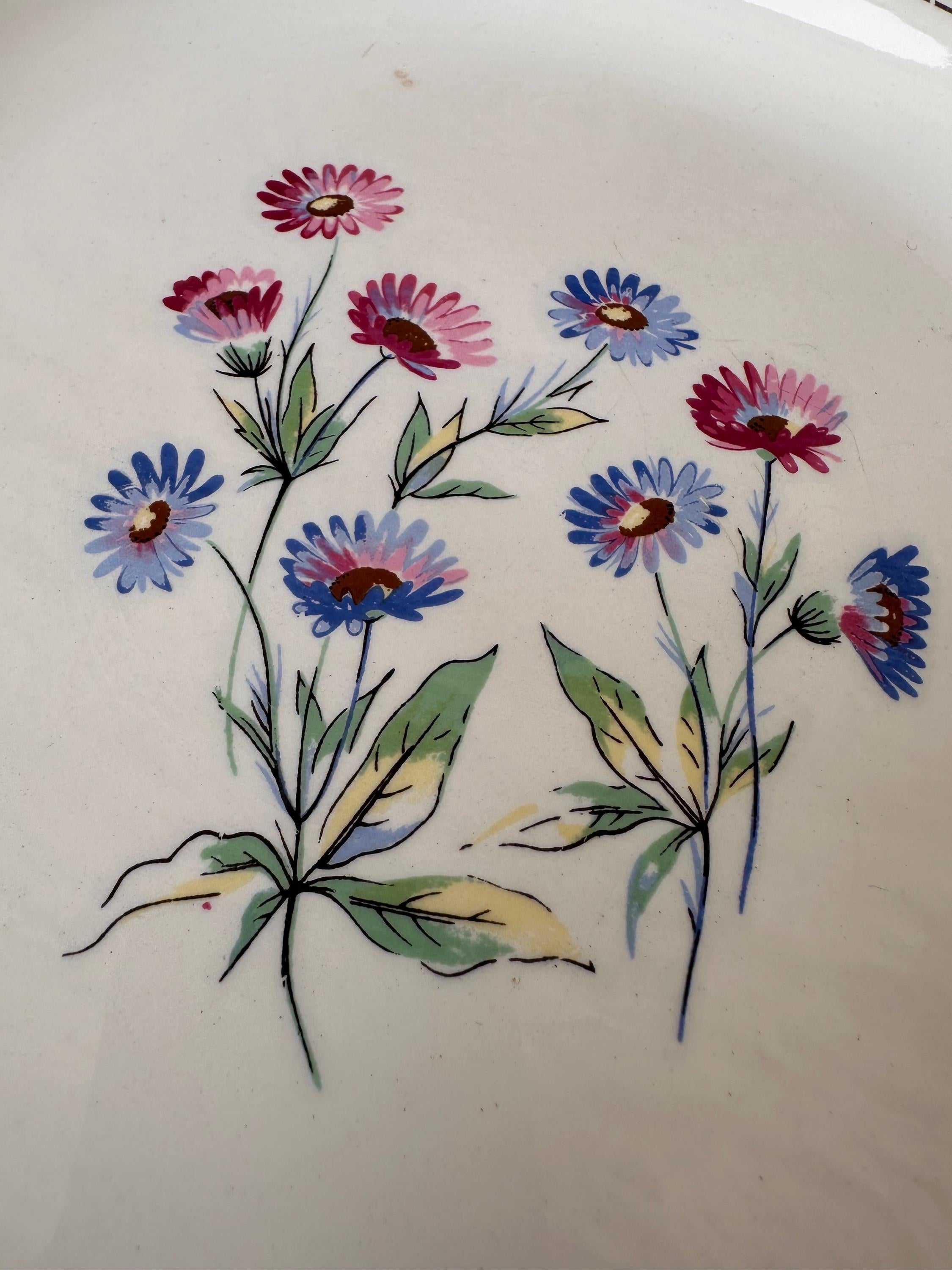 Vintage Digoin & Sarreguemines Serving Dish – Christine Model