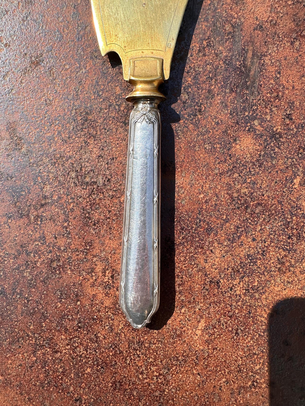 Pelle à gâteau de prestige en argent et vermeil – Fin XIXème