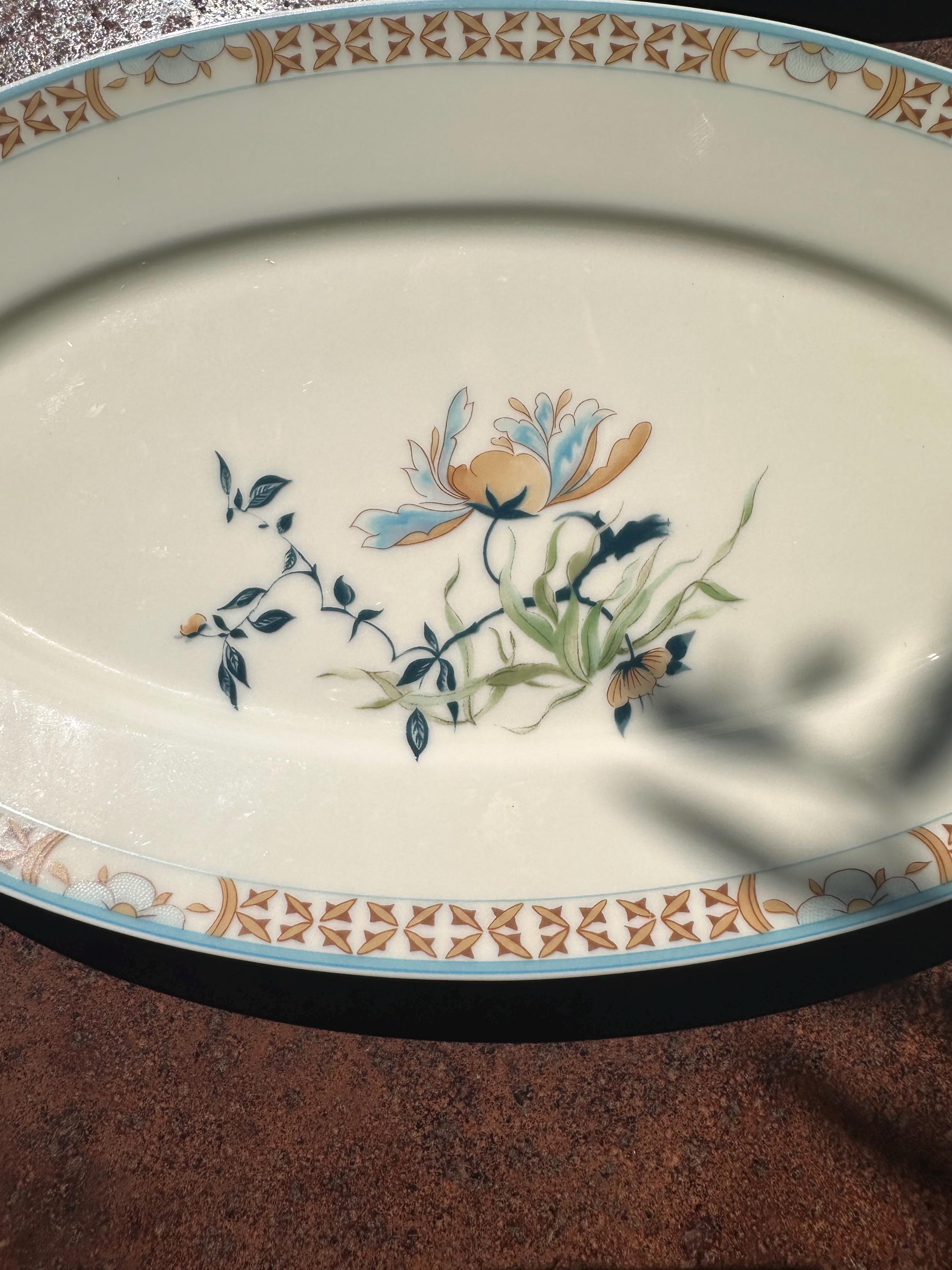 Duo de Raviers en Porcelaine de Limoges - Jammet Seignolles - Modèle "Manille" - Lot de 2 - Vintage France