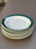 assiettes à dessert anciennes Digoin & Sarreguemines – Modèle Savoie lot de 9