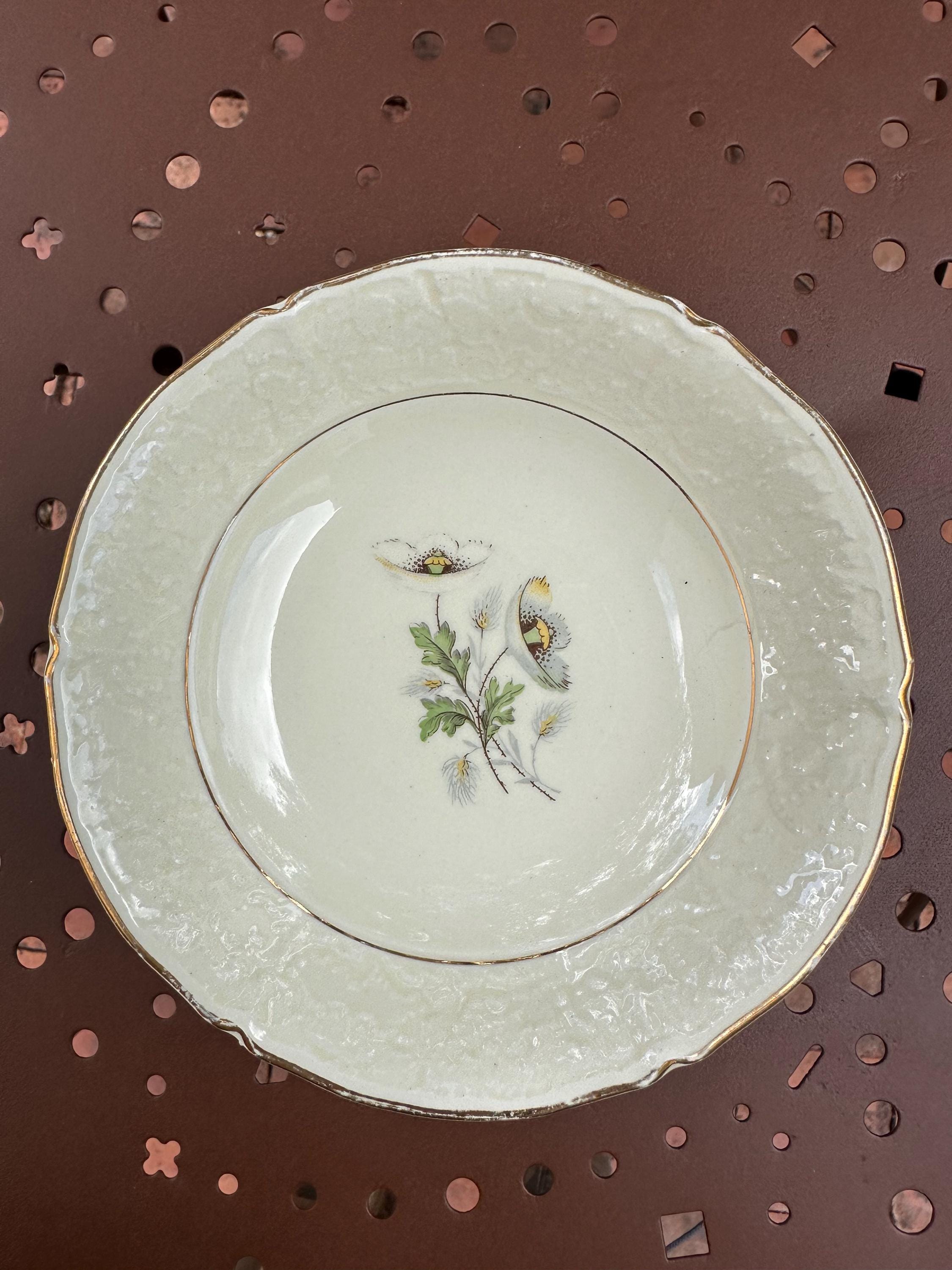 Saint-Amand -Lot de 5 ( +1 offerte ) Petites Coupelles Vintage Ceranord Saint-Amand – Modèle "Coquelicots" – 15 cm – Déco Rétro - Années 50