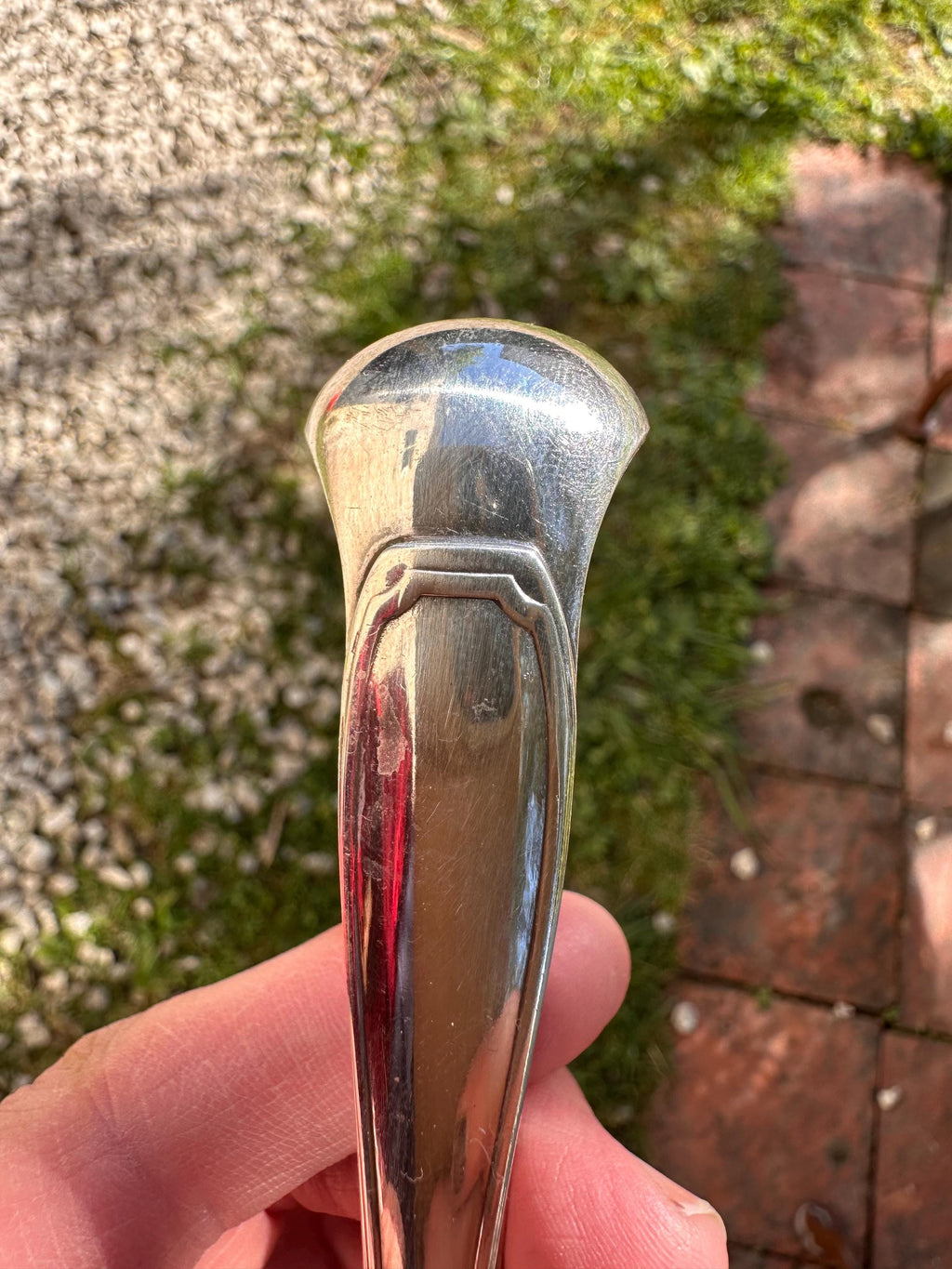 Pince à sucre en métal argenté Gundart – Style rétro