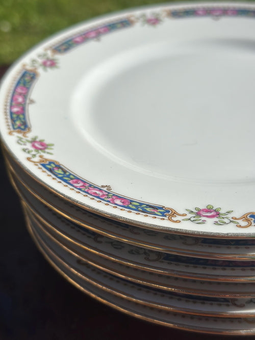 6 Bernardaud Limoges Dessert Plates – Antique Porcelain