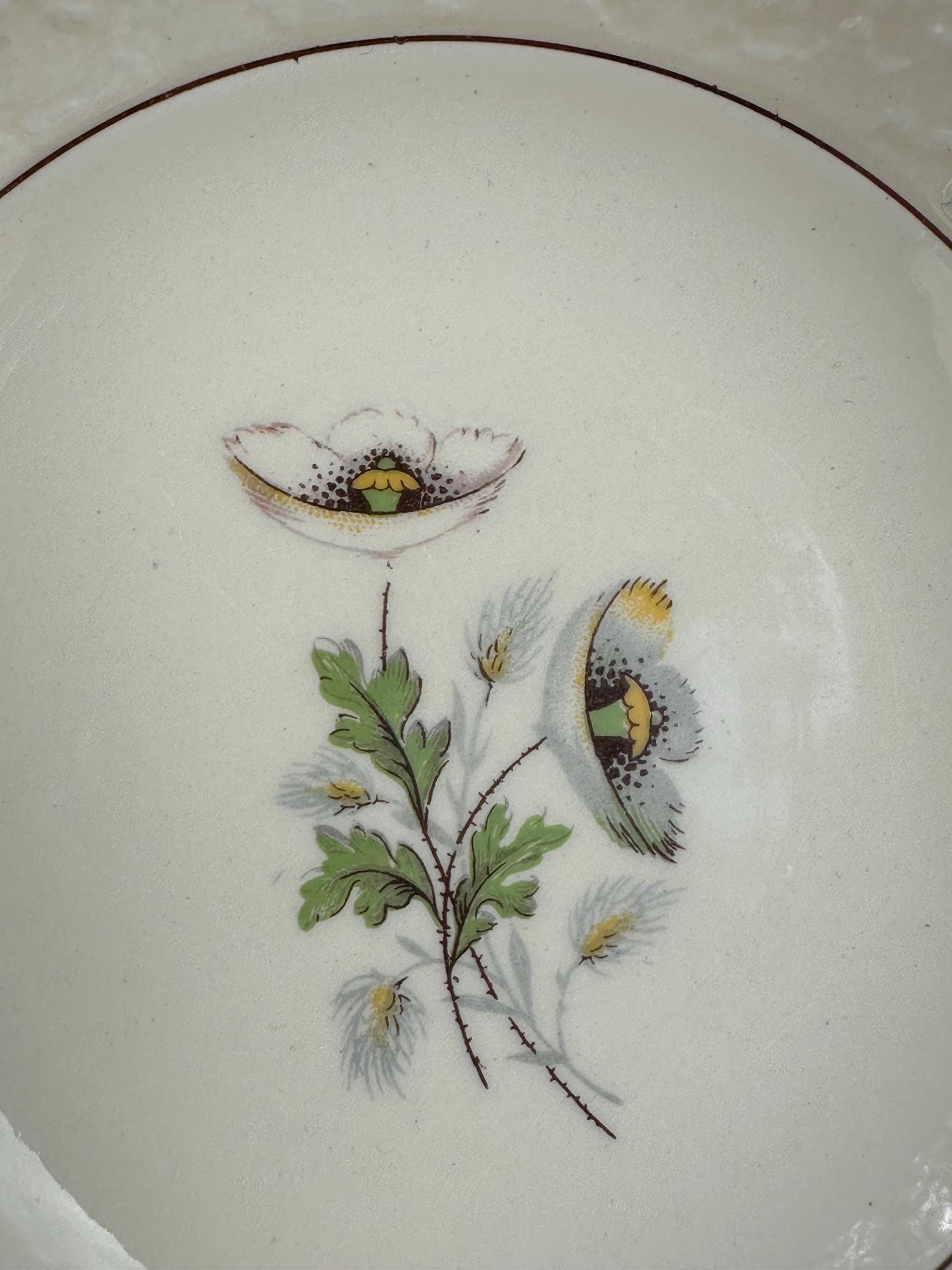 Saint-Amand -Lot de 5 ( +1 offerte ) Petites Coupelles Vintage Ceranord Saint-Amand – Modèle "Coquelicots" – 15 cm – Déco Rétro - Années 50