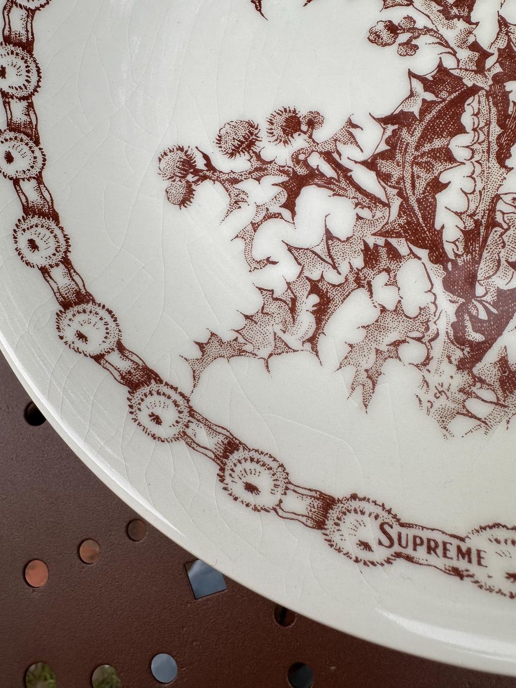 Lot de 7 Assiettes Calottes Gien "Suprême", Pasta Bowls Vintage