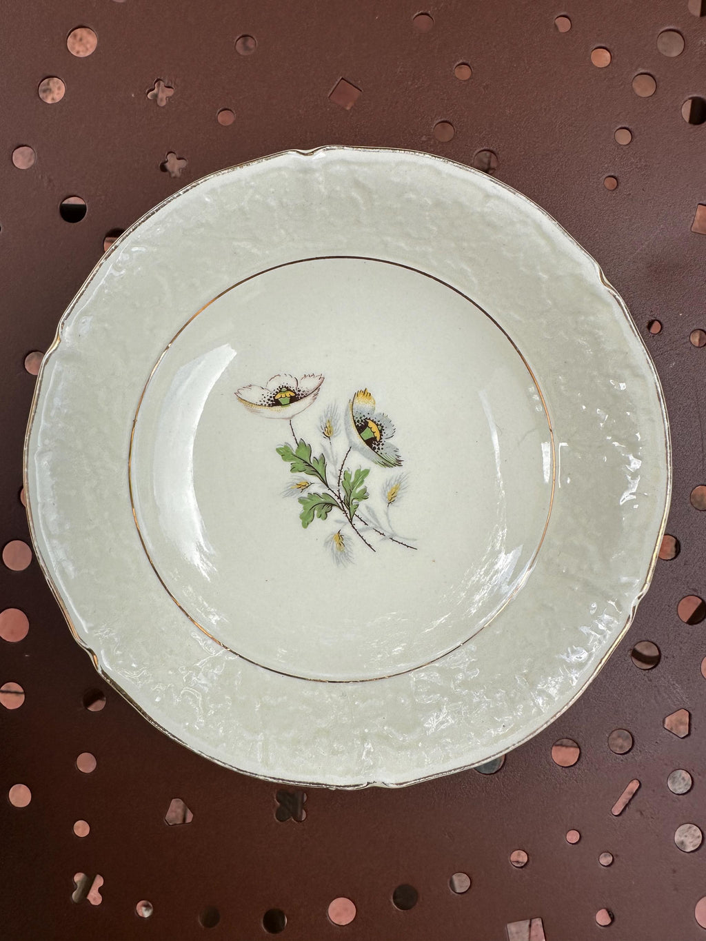 Saint-Amand -Lot de 5 ( +1 offerte ) Petites Coupelles Vintage Ceranord Saint-Amand – Modèle "Coquelicots" – 15 cm – Déco Rétro - Années 50