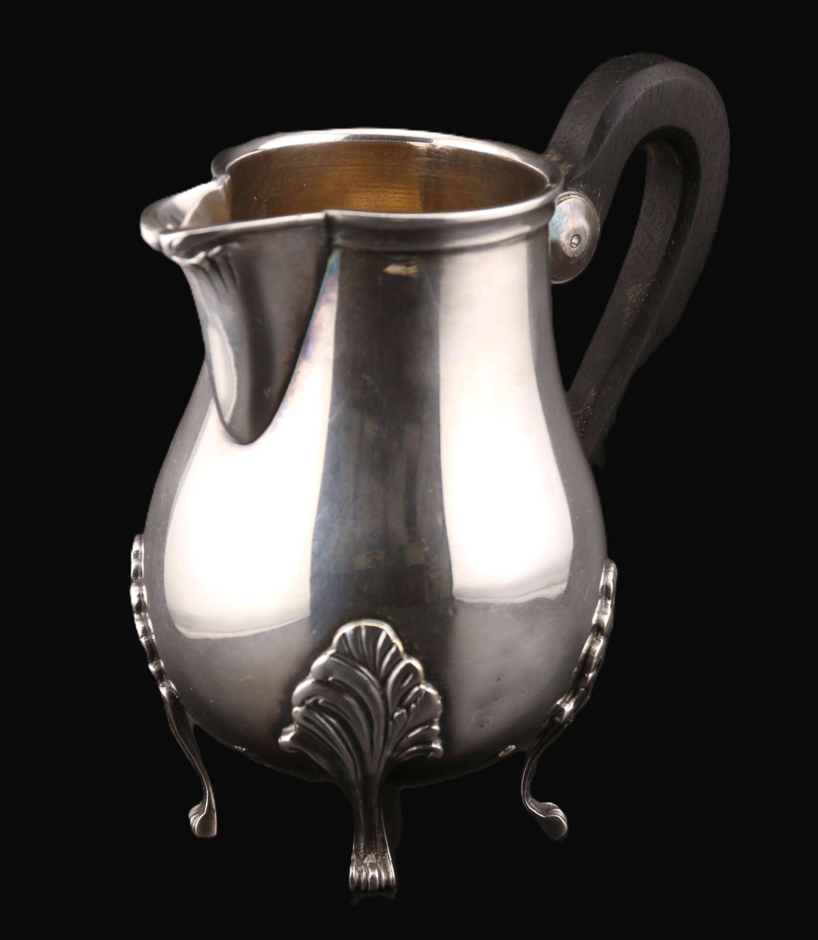 Silver-plated & Blackened Wood Milk Jug – Chic Flea Market & Tableware