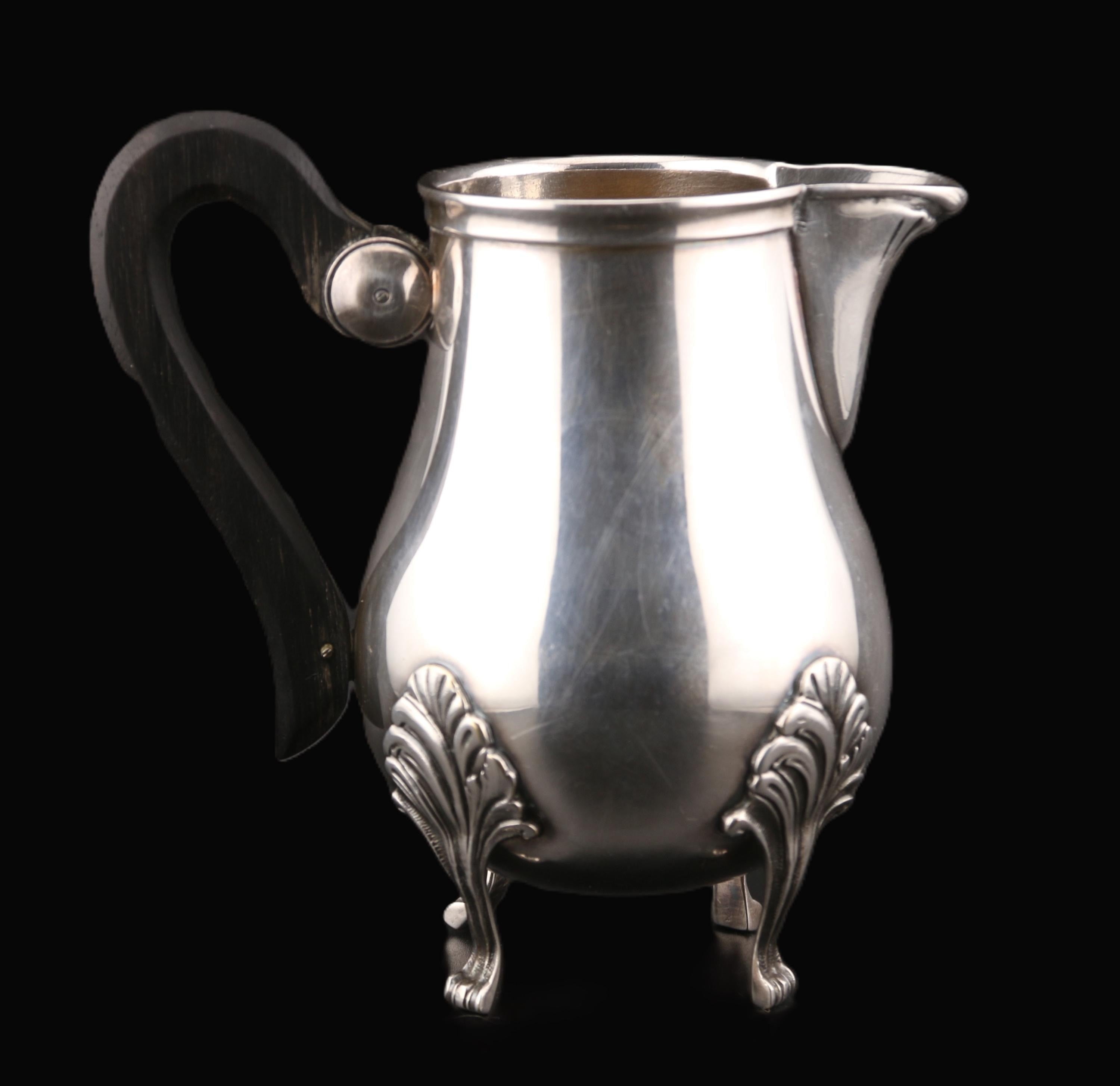 Silver-plated & Blackened Wood Milk Jug – Chic Flea Market & Tableware