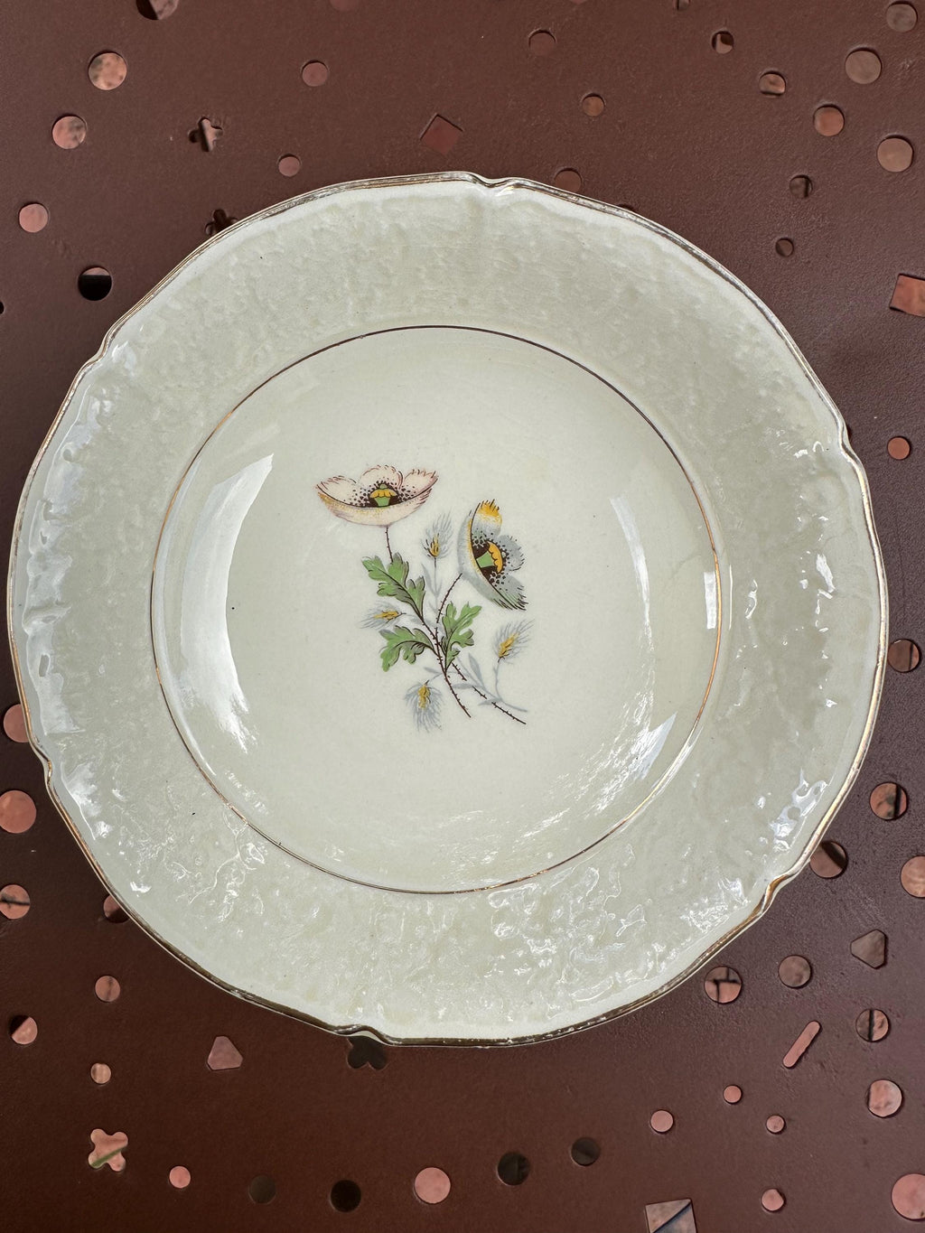 Saint-Amand -Lot de 5 ( +1 offerte ) Petites Coupelles Vintage Ceranord Saint-Amand – Modèle "Coquelicots" – 15 cm – Déco Rétro - Années 50