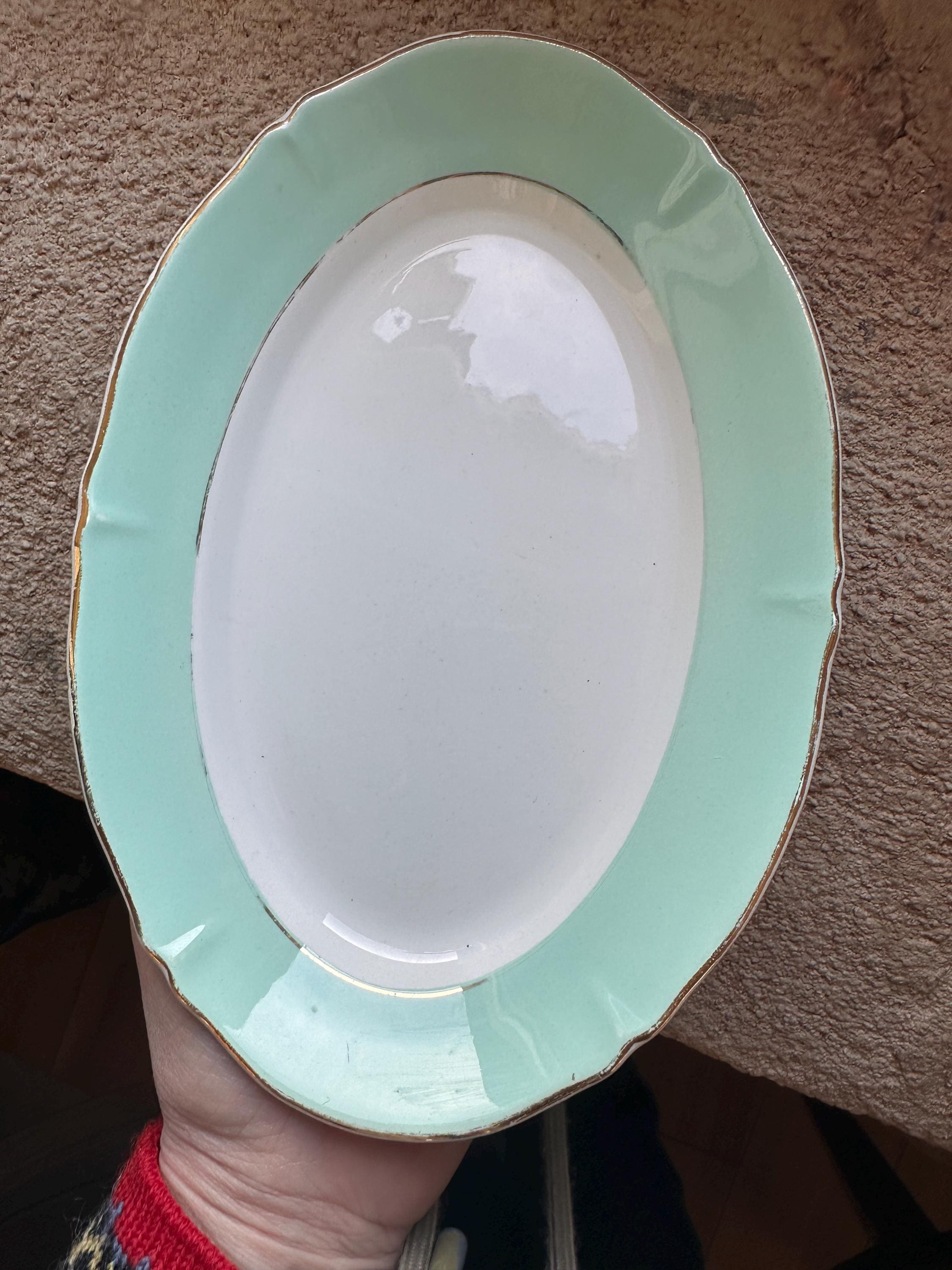 Lot de 2 Raviers Ceranord Saint-Amand "Chambord" – Semi-Porcelaine Vintage