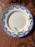 Grand plat rond ancien Sarreguemines – Modèle Capri