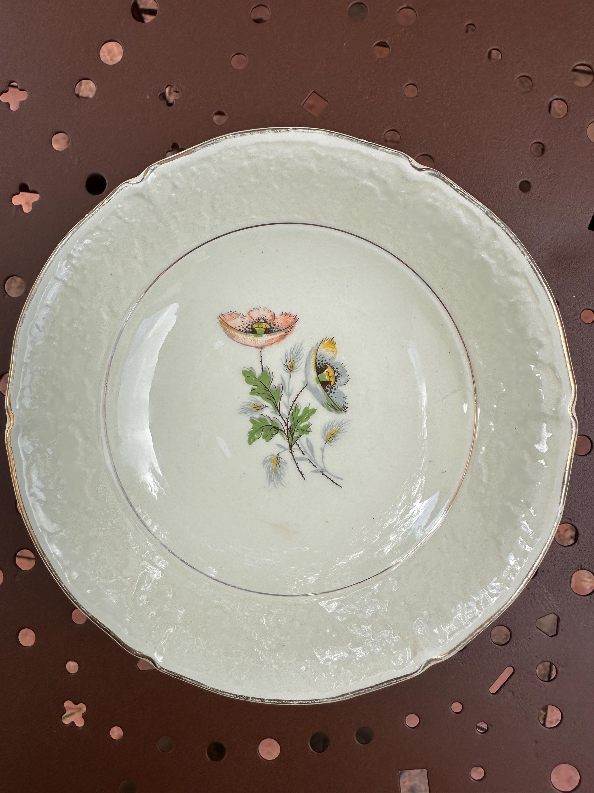 Saint-Amand -Lot de 5 ( +1 offerte ) Petites Coupelles Vintage Ceranord Saint-Amand – Modèle "Coquelicots" – 15 cm – Déco Rétro - Années 50