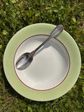 6 assiettes creuses anciennes Salins – Modèle Isoard