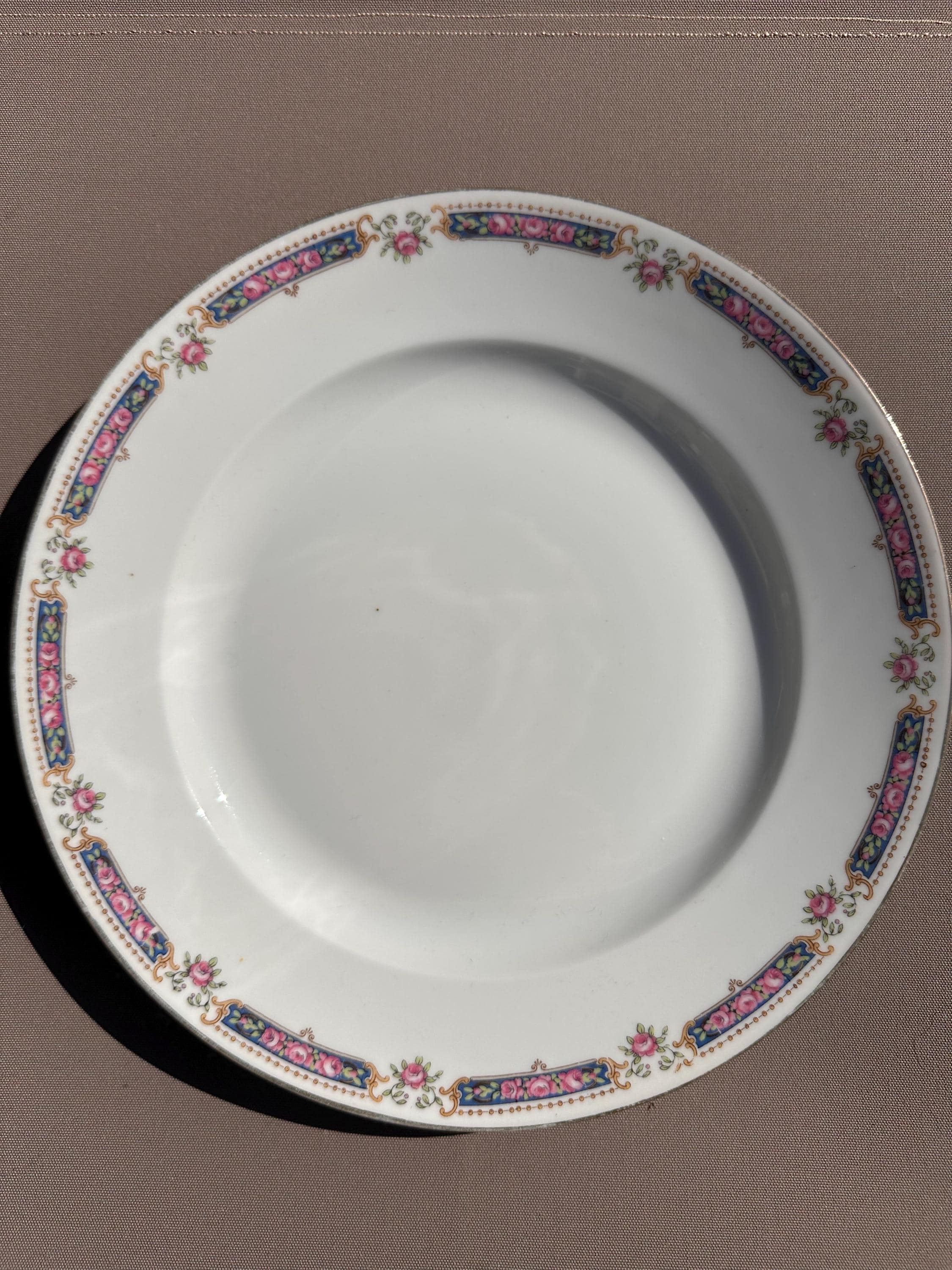 Bernardaud Limoges large rimmed serving dish – Antique porcelain