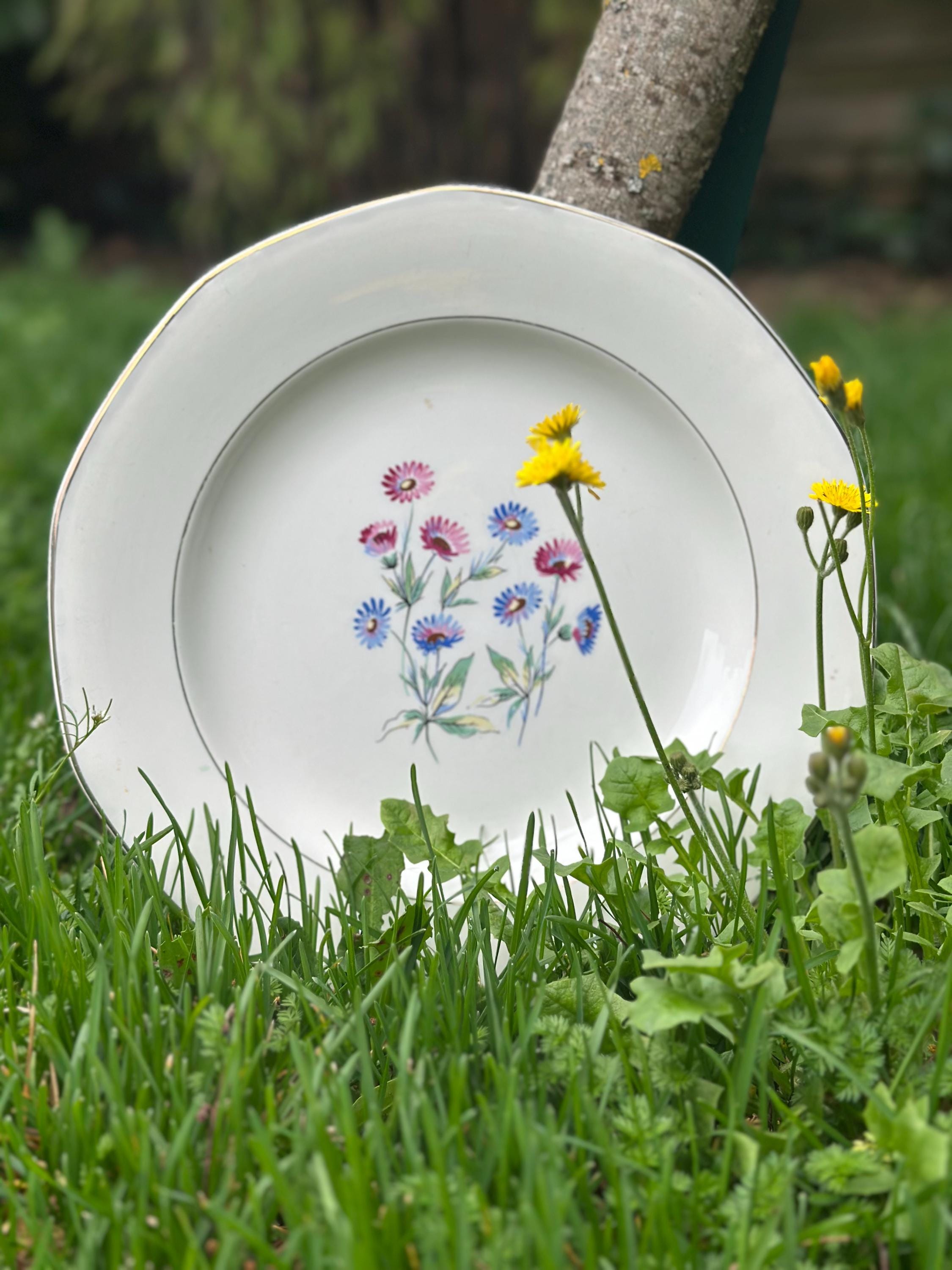 Vintage Digoin & Sarreguemines Serving Dish – Christine Model