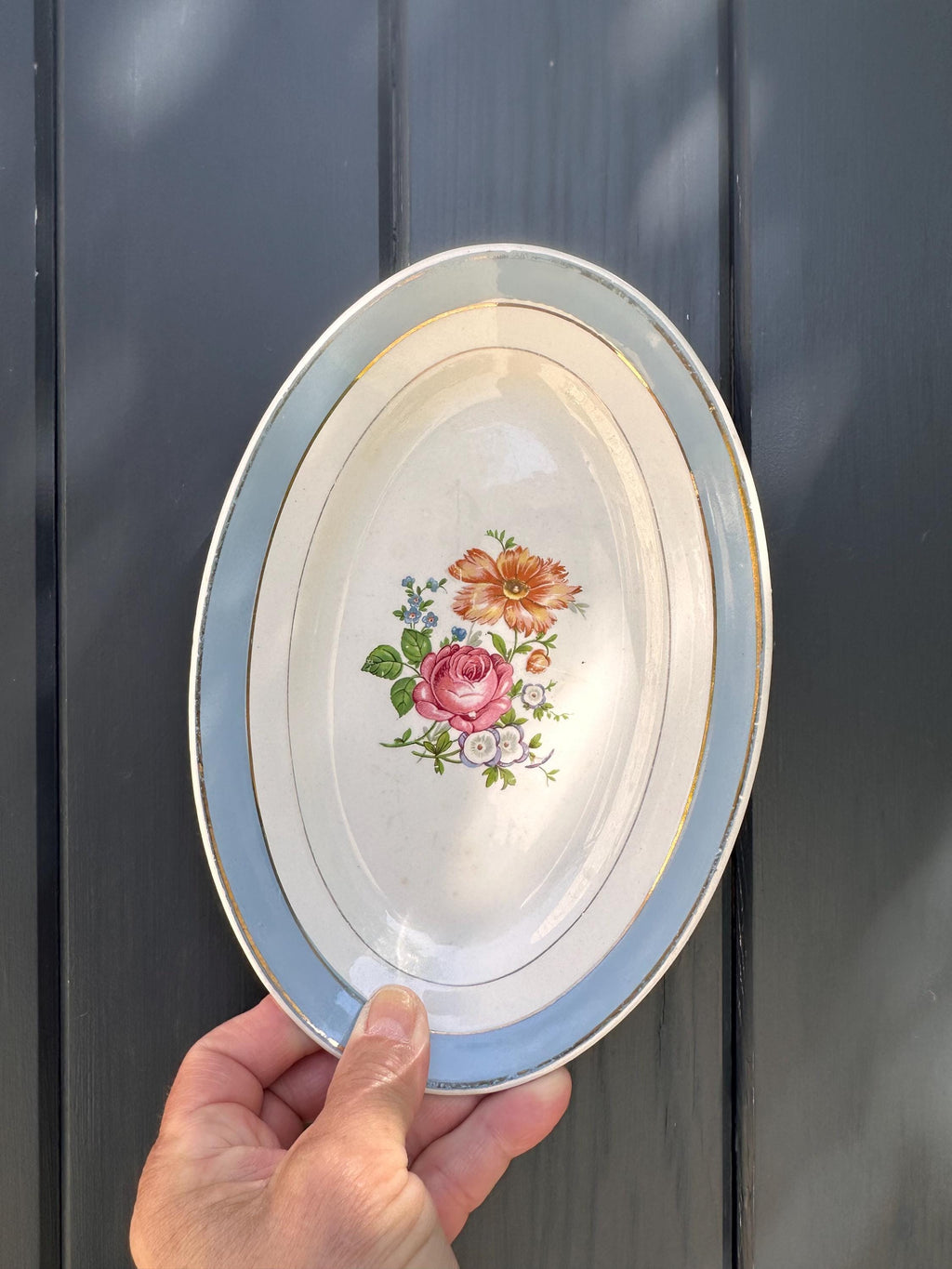 Duo de Raviers Vintage Sarreguemines "Royat" et Lunéville K&G "Versailles"