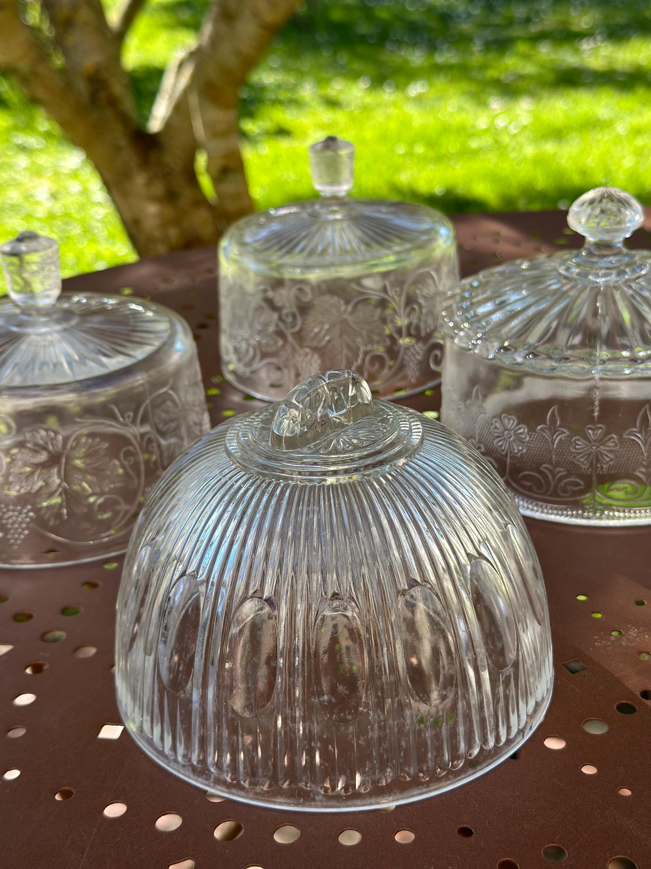 Vintage Cheese or Cake Dome – Clear Glass