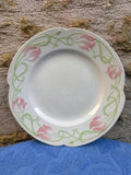 Lot de 3 Assiettes Sarreguemines "Tircis" – Faïence U&C Art Nouveau