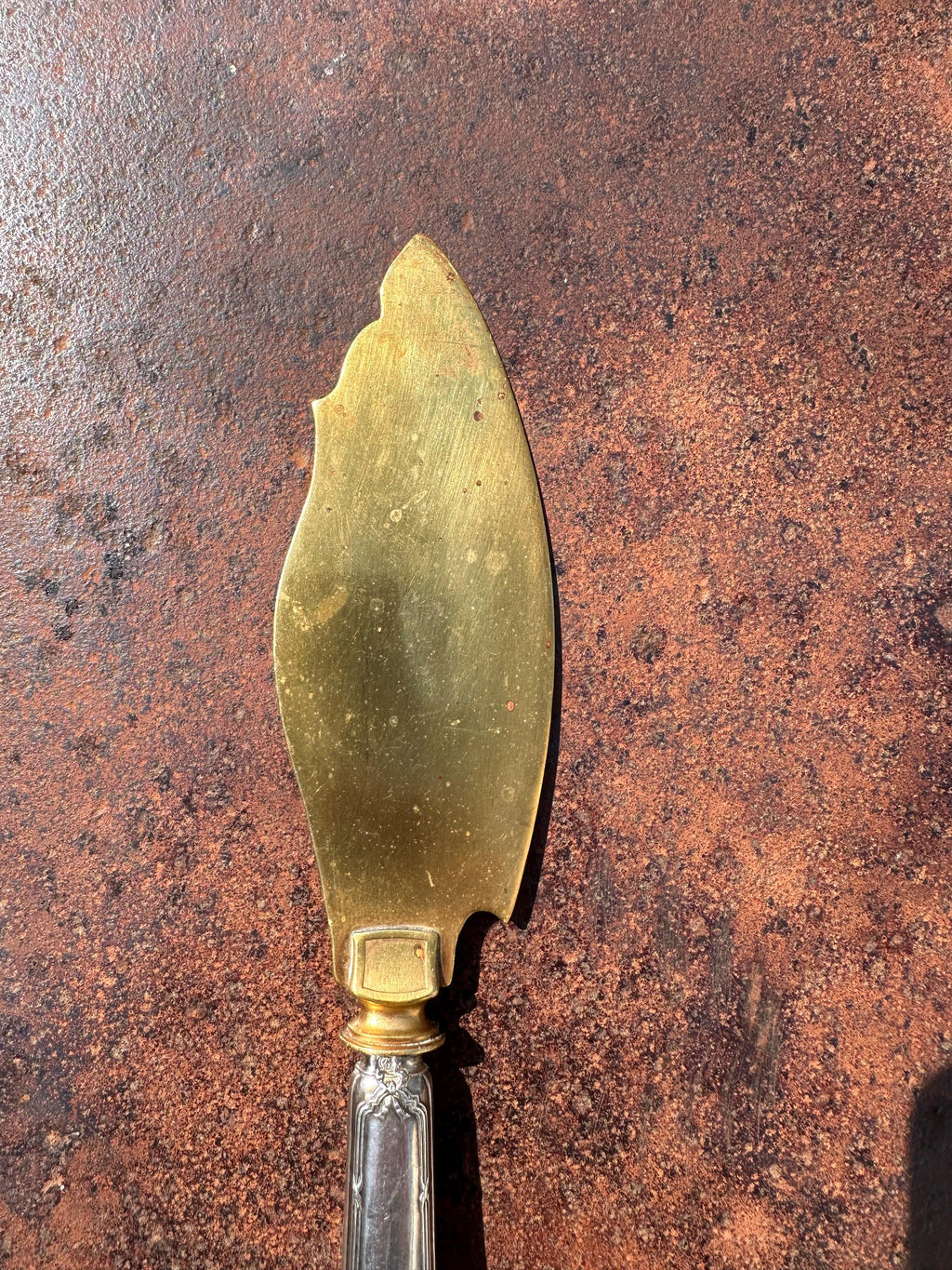 Pelle à gâteau de prestige en argent et vermeil – Fin XIXème