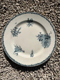 Grand plat de service ancien Pexonne – Faïence de Lorraine XIXème